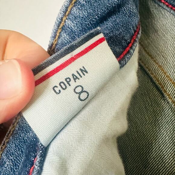 TOMMY HILFIGER Women's Medium Wash Patchwork Y2K Boyfriend Denim Jeans Size 8 - Picture 11 of 13